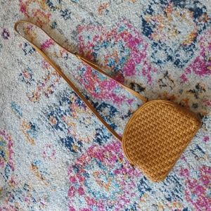 Anthropologie Exclusive Woven Crossbody Bag